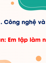 Bài 5 Dự án Em tập làm nhà thiết kế
